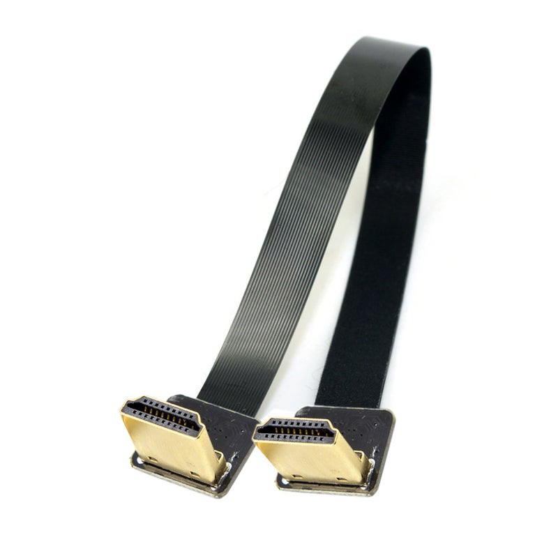 JSER CYFPV Dual 90 Degree Down Angled HDMI Type A Male to Male HDTV FPC Flat Cable 20cm for FPV HDTV Multicopter Aerial Photography - Image 5